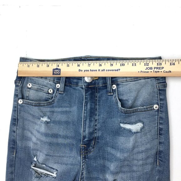 Aeropostale Women's Jeans Super High Rise Jegging Distressed Stretch size 6S - Picture 4 of 9